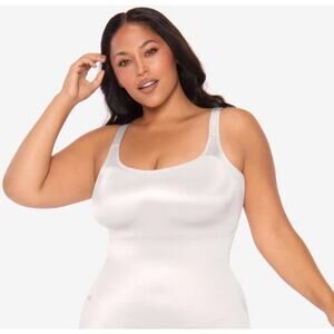 New Ruby Ribbon Women's Size 46 White Original Cami Tank Top Shapewear